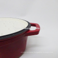 Oval Shaped Enamel Coating Cast Iron Kitchen Casserole